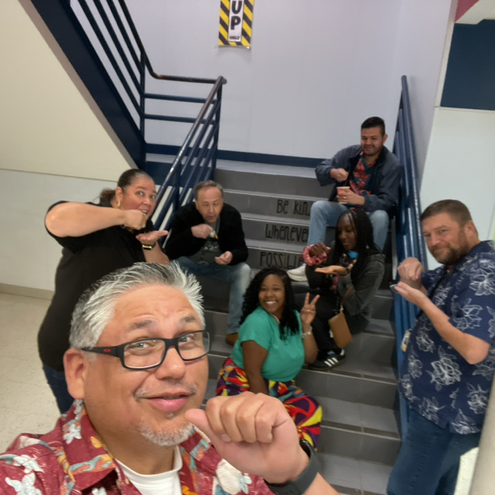 GreinerAcademy's tweet photo. 🎭🎶 The Fine Arts Directors brought their creativity, teamwork, and a whole lot of laughter to the scavenger hunt! 🐝✨ The greatest treasure of all was the joy and memories made together. #OneHiveOneGoal #ElevateToNewHeights #GreinerPride #FineArtsFun https://t.co/UpWh3ojjgH
