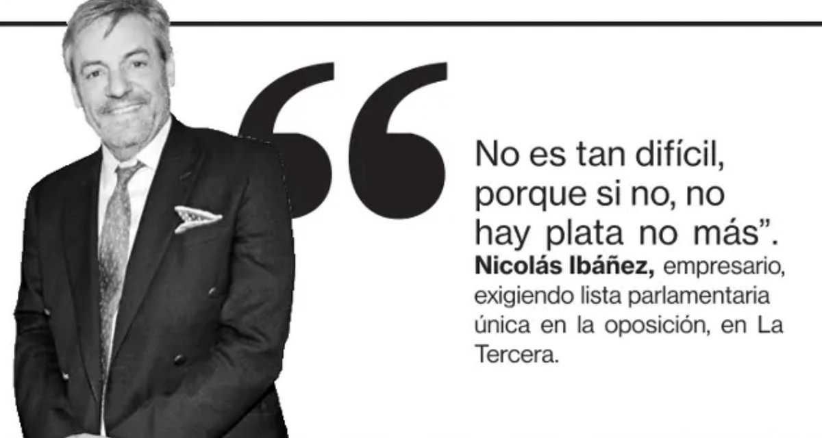 "La élite es el 1% más rico y  concentra el 49.8% de la riqueza de Chile".   Fundación SOL

Somos el 99%  Y al pueblo lo endeudan, se coluden, nos roban,  nos mienten!!
