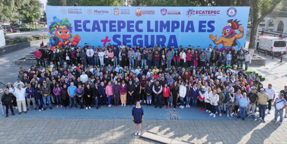 Únanse al Récord Guinness de recolección de 'basura' en <a href="/Ecatepec/">Ecatepec</a> 7 de septiembre 2025
Dejará muy en alto a México por su transformación Sustentable. 
El gobierno de la presidenta municipal <a href="/azucenacisneros/">Azucena Cisneros</a> será un parteaguas en la separación de Residuos