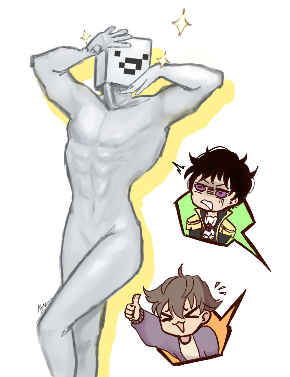 Everyone is so creative with their sap drawings. All I can see is this when I see saparata's avatar.....
#saparata #fluixon #statesmp #sidefall #fluxarata #digitalart