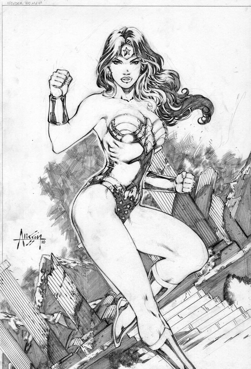 iamluke85's tweet photo. #wonderwoman artwork by #AlissonRodrigues https://t.co/S1JHc9kUHk