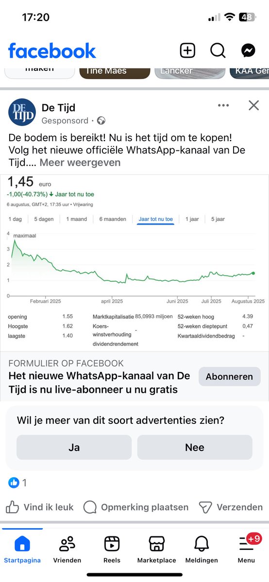 Dit kwam ik tegen in mijn FB feed. Ik vermoed dat De Tijd hier niet zo blij mee zal zijn. 
<a href="/elvermo/">Ellen Vermorgen</a> <a href="/detijd/">de Tijd</a>