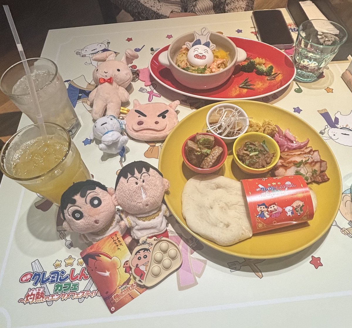 superman__love_'s tweet photo. 毎年楽しみのクレヨンしんちゃん映画🍛🥄
映画中8割はずっと笑ってたのに、後半は号泣😭

主題歌の「スパイス」とエンディングの映像がマッチしてて感動😭

今度インドカレー屋さん行ってチャパティ食べてみよ🍛🫓

全作みてるけど、確実に上位ランクイン！
 #映画しんちゃん灼熱感想キャンペーン https://t.co/nyPY78f4Ou