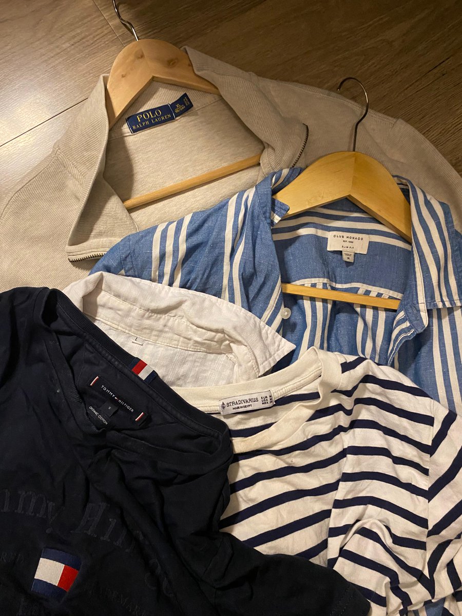 fullmoonheist's tweet photo. Hi all, I'm moving out of the country jadi mau jual barang-barangku (lagi) and everything MUST GO! Banyak yg branded (Stradi, Ralph Lauren, Tommy Hilfiger, etc) tapi start 10rb an aja. 
Semua harus sold by 15 Aug soo pls borong ya!

📍Jaksel, bisa Shopee (+admin 10%, or splitpay) https://t.co/kXA8U8x4g2