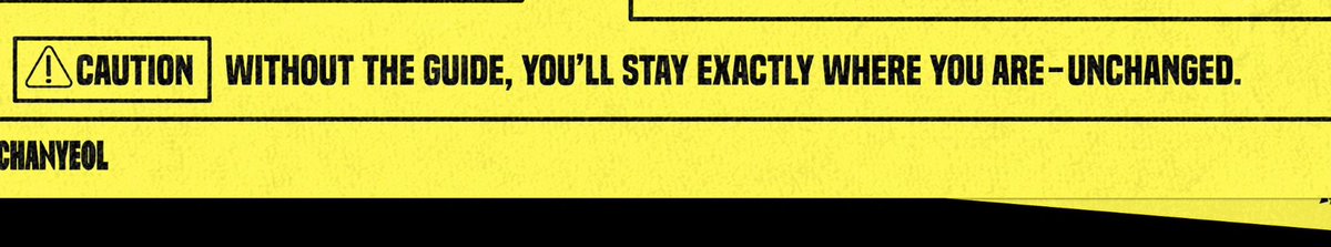 yeolworthy's tweet photo. I love this quote, it expresses that without the guide which can be your experiences, you won’t change &amp; without change, there’s no growth. If you won’t seek for it, you’re risking your journey on staying stuck, unmoved or unchanged

#EngineerLoeySafetyGuide
 #CHANYEOL_UpsideDown https://t.co/euDmCxKjVH