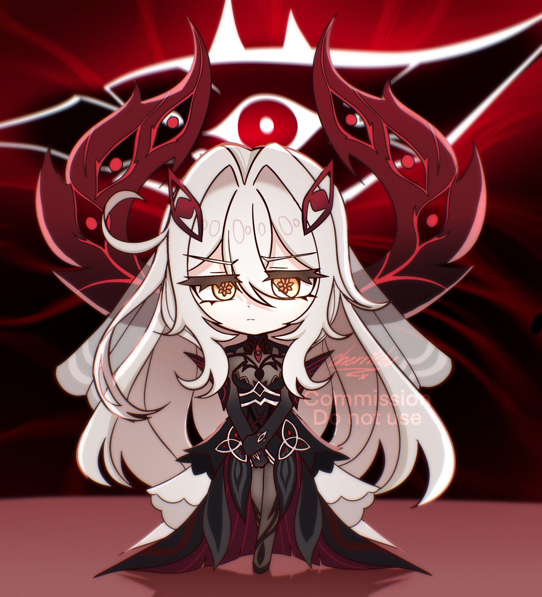 chibi ronova comm for @/-Cosmo- on vgen! i always wanted to draw her since the trailer came out and I'm glad i was given this chance >:) 

#ronova #vgencomm #genshinimpact