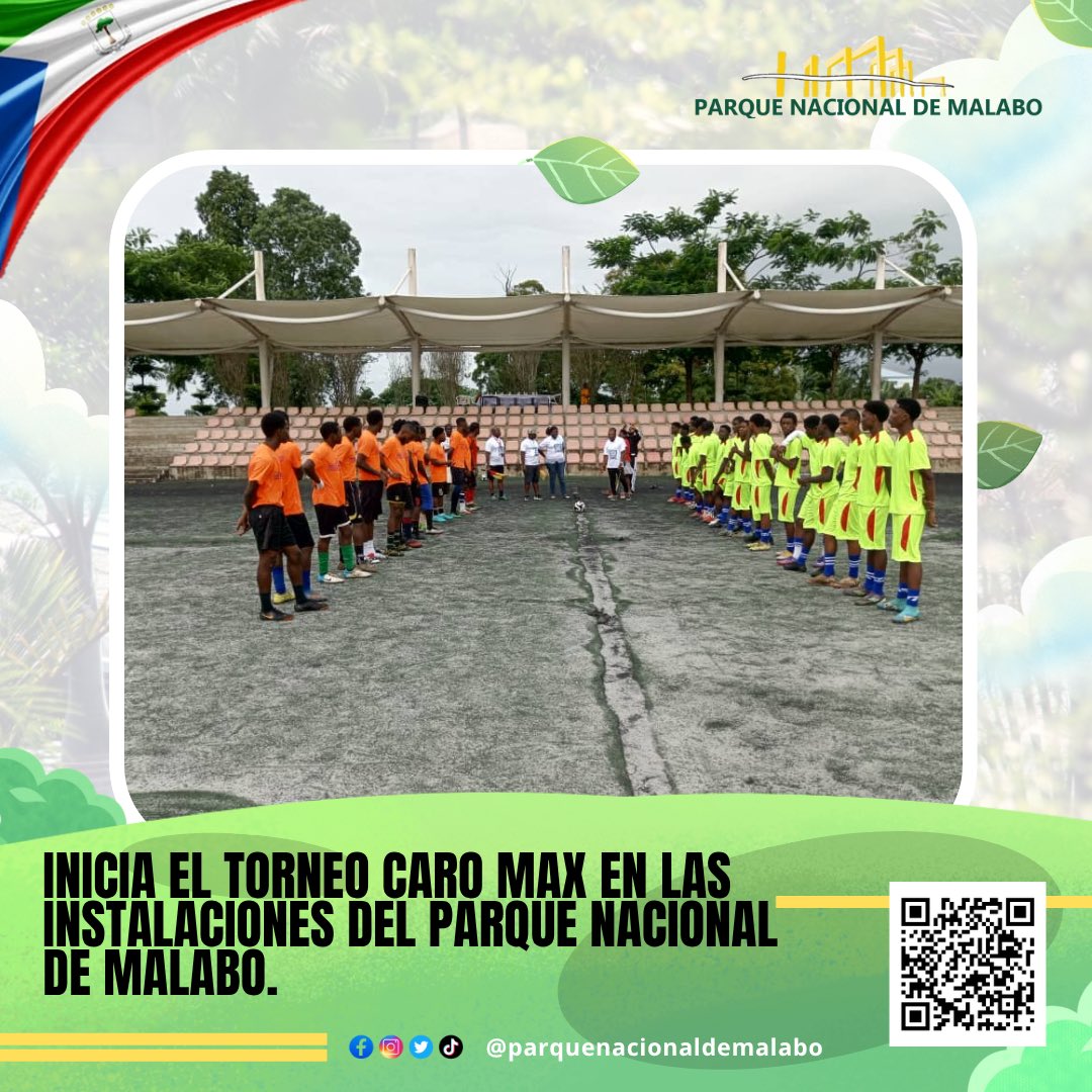 En esta jornada, dio inicio en las instalaciones del Parque Nacional de Malabo el torneo CAROMAX.

whatsapp.com/channel/0029Va…

#ParqueNacionaldeMalabo #ParqueMalabo  #GuineaEcuatorial
