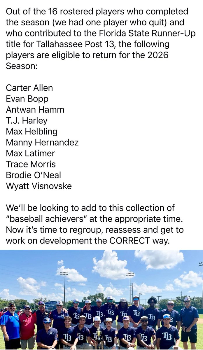 T13 Baseball - American Legion Post 13 (@t13beisbol) on Twitter photo 