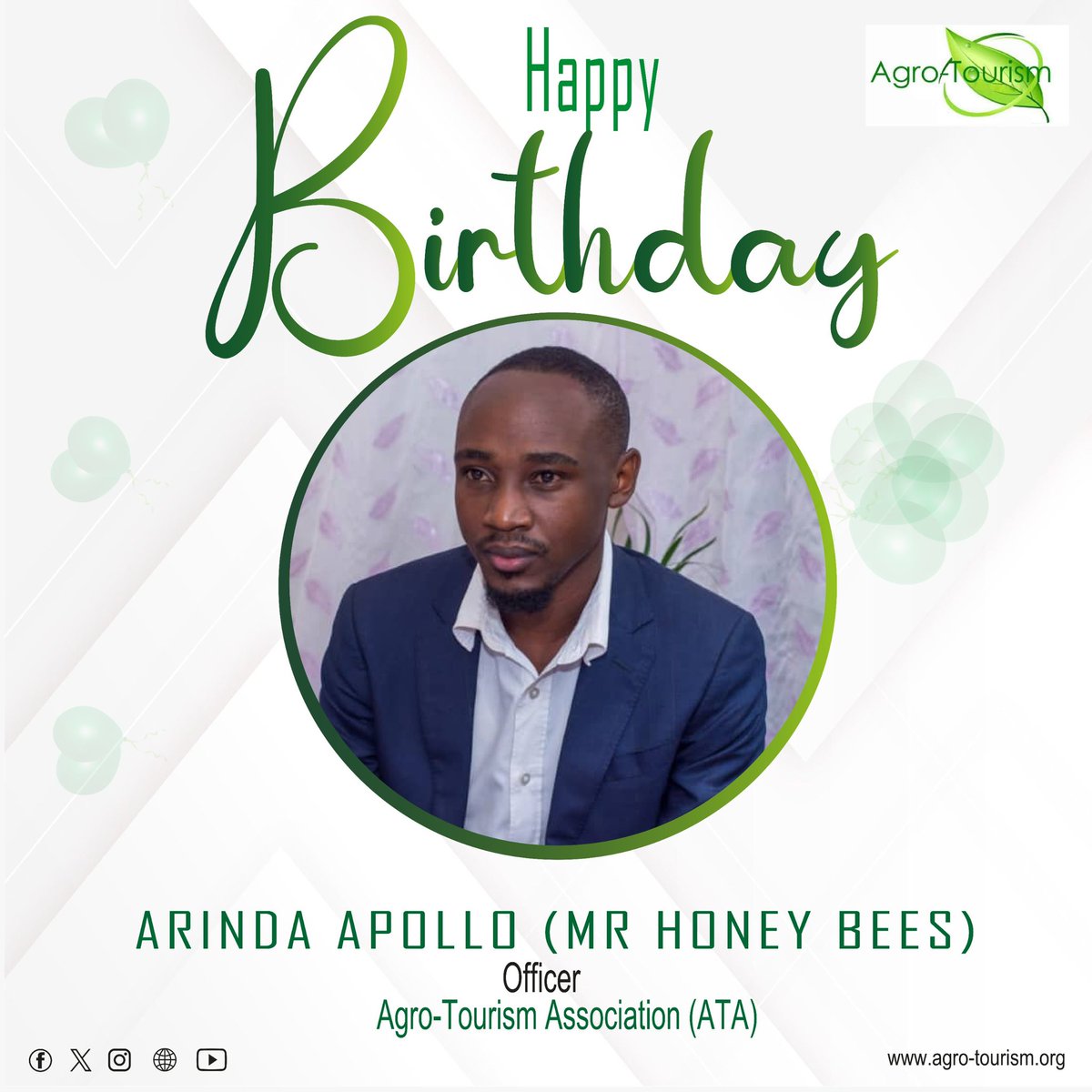 To our team member Arinda Apollo (<a href="/ApolloKaribondo/">Arinda Apollo Mr honey 🍯 bees 🐝</a>), happy birthday.

#ATA