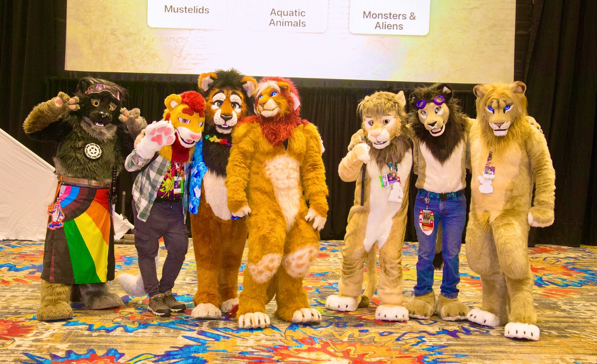 kijani_lion's tweet photo. Happy #WorldLionDay2025!

I feel so fortunate to have met amazing Lions from around the world, and every corner of the USA, at Anthrocon &amp; other cons.

Sharing that bond, that love for the species that inspired our characters makes our fandom so special ❤️

📸 @dethbox
#LionDay https://t.co/ezqmIw5yeI