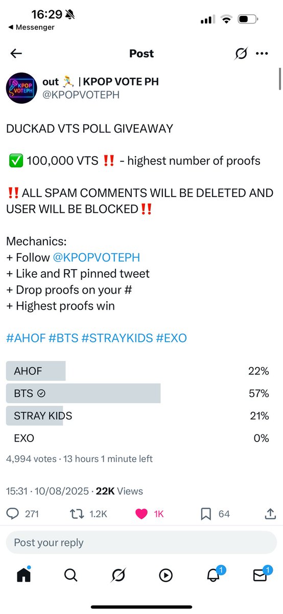 Tae_Suz's tweet photo. @KPOPVOTEPH #BTS🤩 https://t.co/xyn60cXQbC