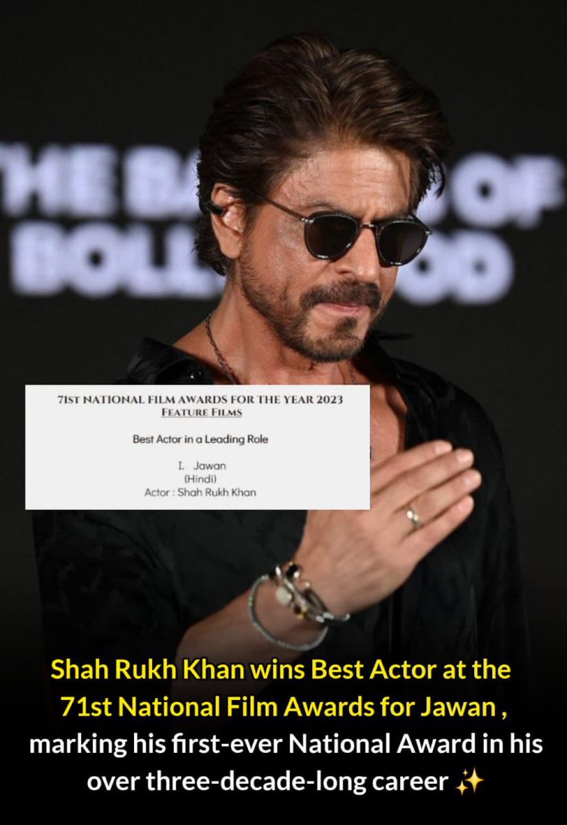 From DDLJ to Jawan, he has proved one thing again &amp; again — you can slow him down, but you can never stop the REAL KING SHAH RUKH KHAN. 🌟
#SRK #BollywoodIcon #SRKianForever
