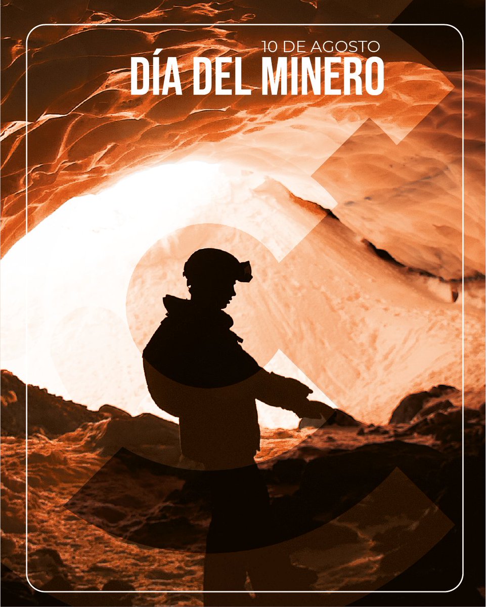 CICITEM_Chile's tweet photo. Saludamos a todos los mineros de Chile. Su arduo trabajo y dedicación son el motor que impulsa nuestra economía y el desarrollo del país. 

Como #CICITEM, celebramos su labor y reafirmamos nuestro compromiso de seguir innovando para una minería más segura, eficiente y sostenible. https://t.co/1hqdN136sO