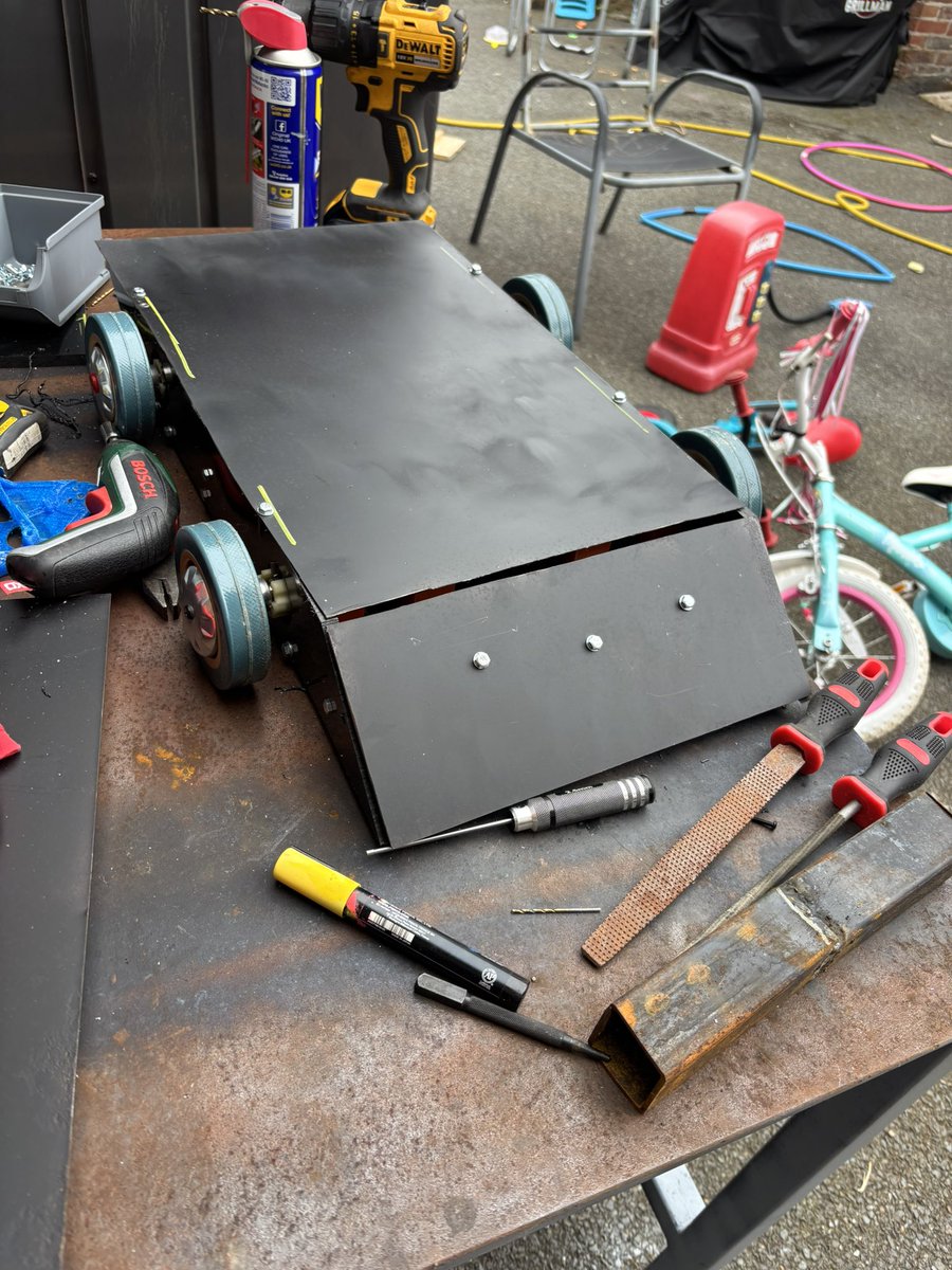 Armour starting to go on it’s nearly time to decorate