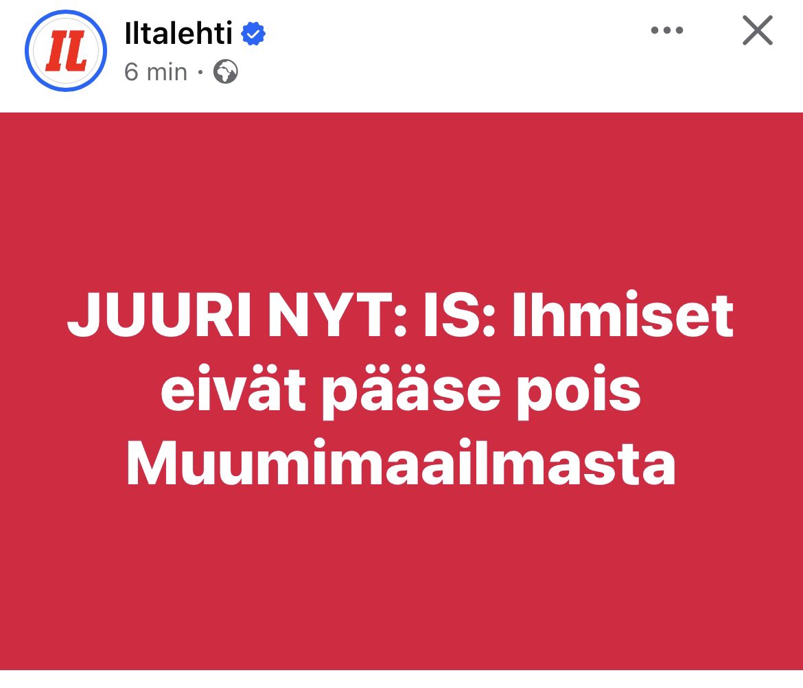 Somemuija 💩 (@somemuija) on Twitter photo Muumit pitävät ihmisiä panttivankeinaan! Tätä se Haisulin cäncelöinti tiesi! Muumit pitävät ihmisiä panttivankeinaan! Tätä se Haisulin cäncelöinti tiesi!