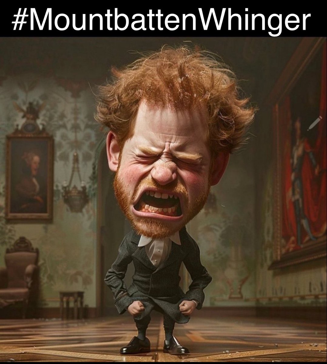duchess_salty's tweet photo. @DailyMail The middle aged #MountbattenWhinger needs to grow out of his toddler tantrums. https://t.co/2mR2IuTYAQ