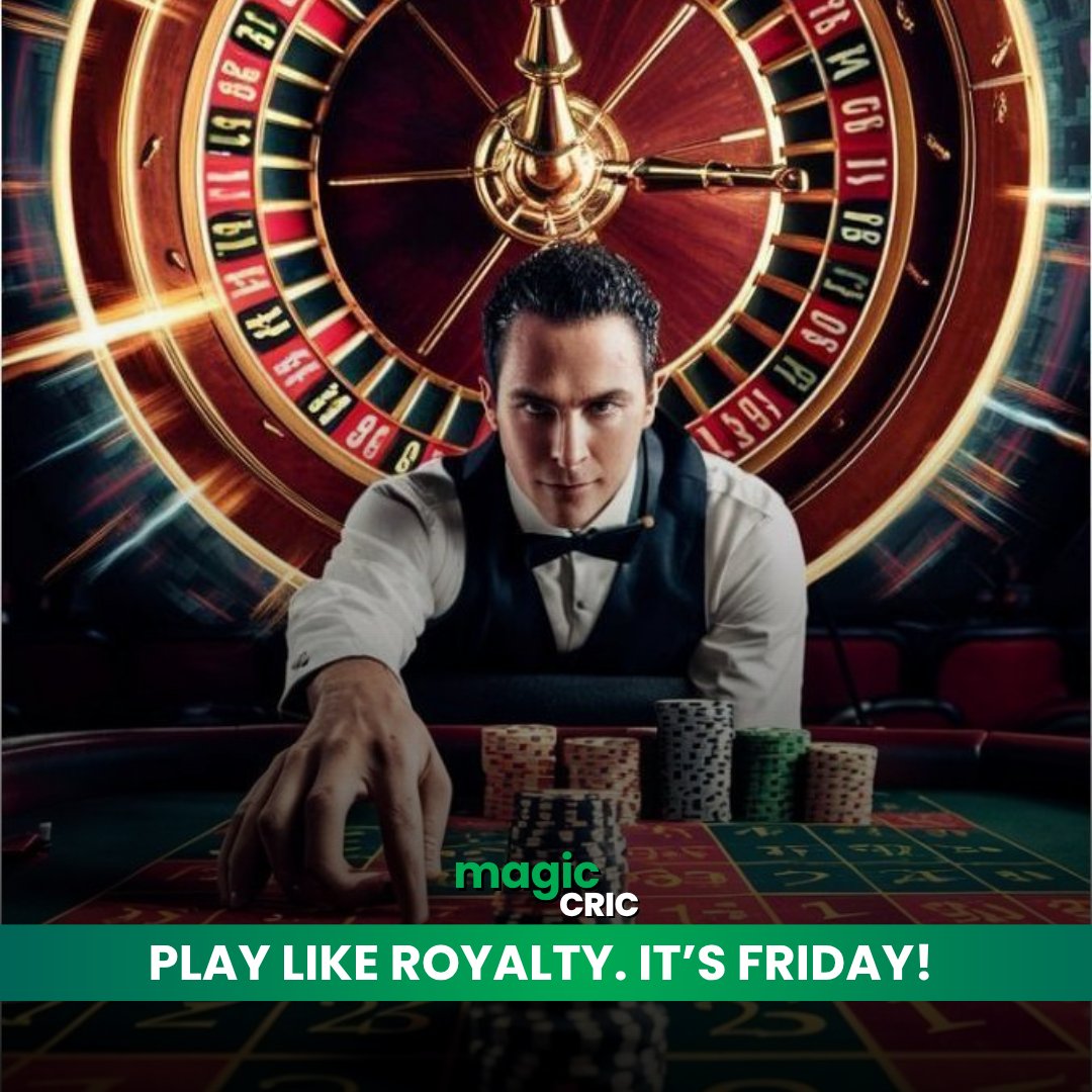 MagicCric's tweet photo. 👑Friday = Crown On, Game Strong!
Rule the reels like the monarch you are! ✨♠️
Choose among 7000+ games to play at MagicCric! Click the link in bio to get the app.
#casino #jackpot #bigwins #winbig999 #rummy #live #OnlineCasino #MagicCric https://t.co/K9MFp2BtFu