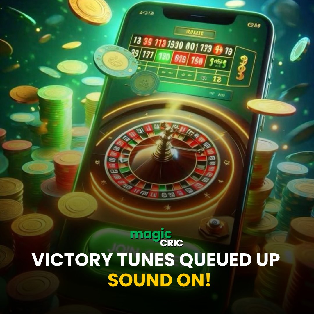 MagicCric's tweet photo. 🎧Victory Playlist: Press PLAY!
Your wins at MagicCric deserve a soundtrack—volume UP! 🔊🏆
Click the Link in Bio to Win Big!
#casino #jackpot #bigwins #winbig999 #rummy #live #OnlineCasino #MagicCric https://t.co/Cv129NY7KU