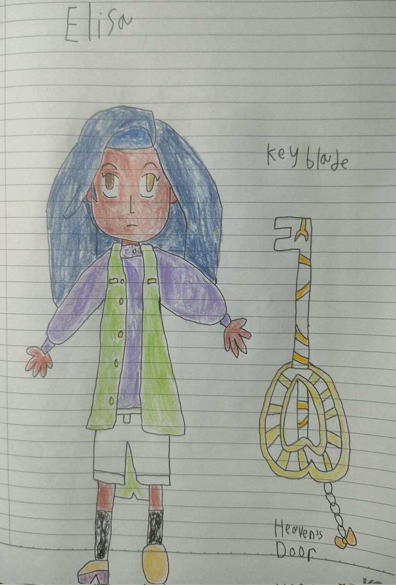 1378_mathilda's tweet photo. Here's My Kingdom Hearts OC. Goliath, Elisa and Matt... Kingdom Hearts Diamond is Unbreakable 
#kingdomhearts #kingdomheartsoc https://t.co/jHTFHB9sSt