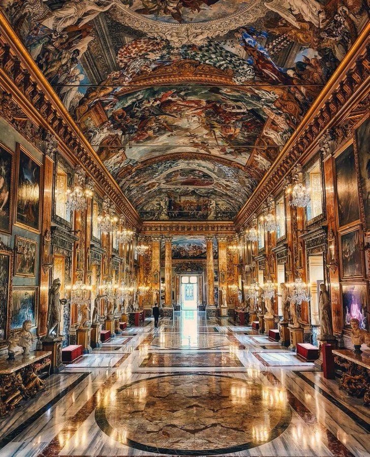 Las galerías de arte MÁS bellas de la Tierra 🧵

1. Galería Colonna, Roma
