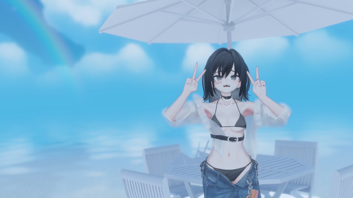 海によう合いますなぁこの衣装
＃VRChat
＃VRC
