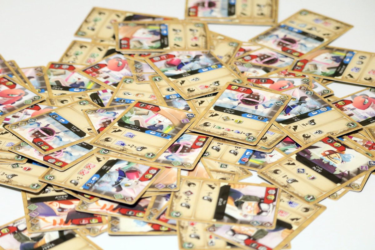 SuiWorks_dtp's tweet image. 『Astro Outアストロアウト』のプロジェクトはいよいよ明日から！🐙

本作はワーカープレイスメント×カードプレイを軸としたゲーム！
カードは150枚以上が登場し、製品版では全てのカードがユニークなイラストになる予定です⭐

お楽しみに！