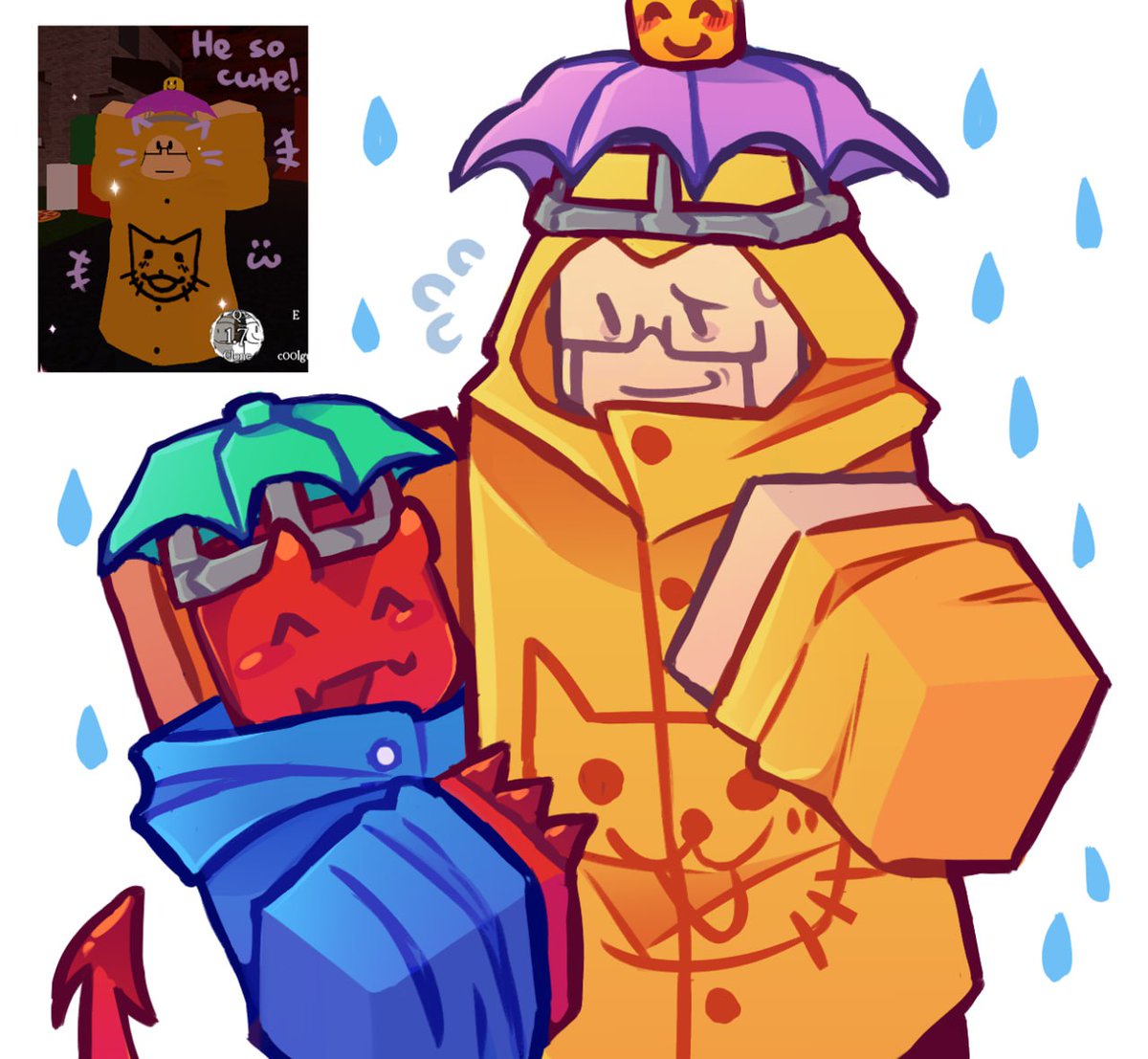 Frukeek's tweet image. Finally!!!🍉🍉
#007n7 #CoolKidd #roblox #Forsaken #Art #Fanart