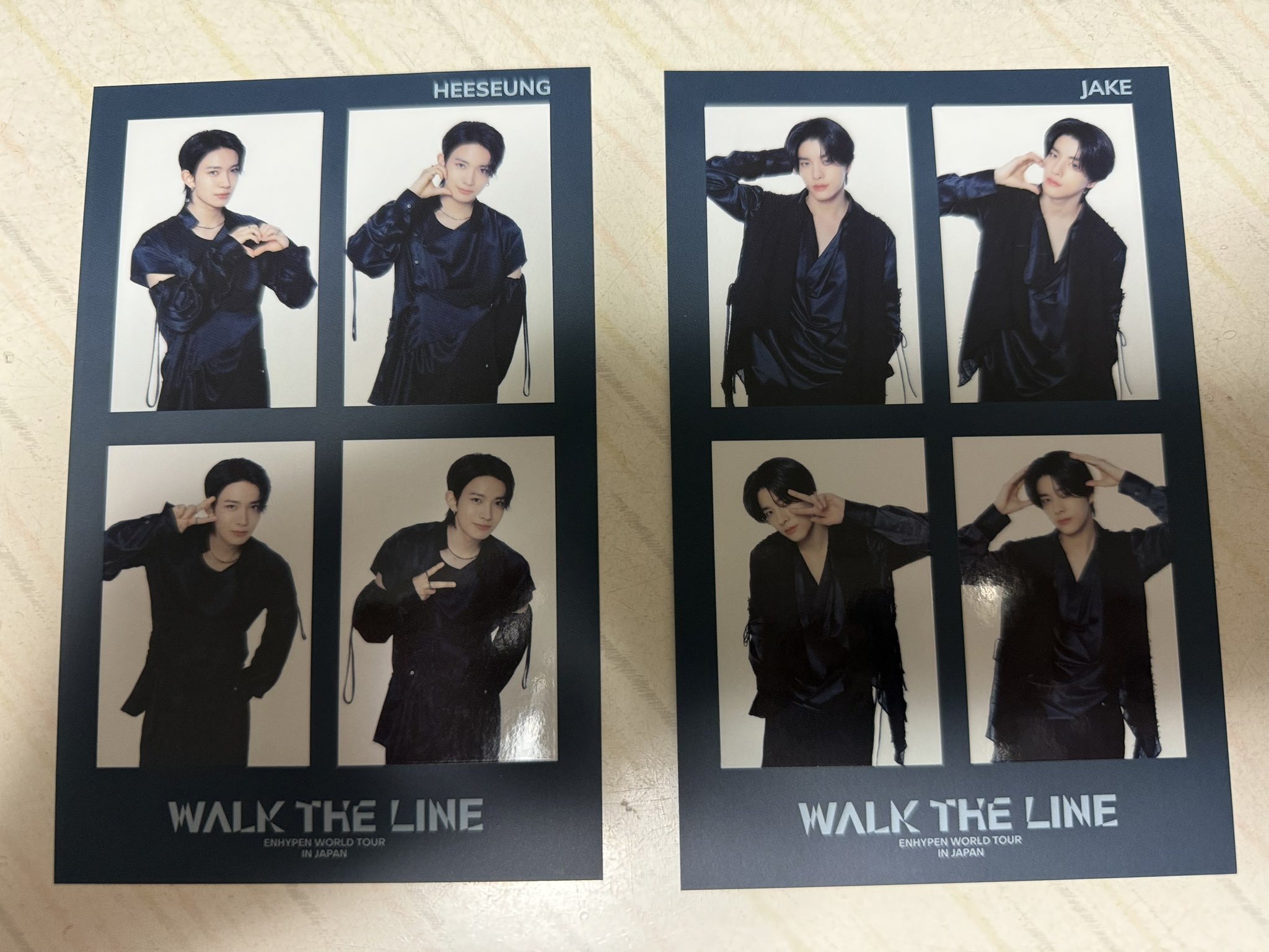 ENHYPEN WALK THE LINE 直筆サイン ポスター ソヌ ENHYPEN WALK THE LINE 直筆サイン ポスター ニキ