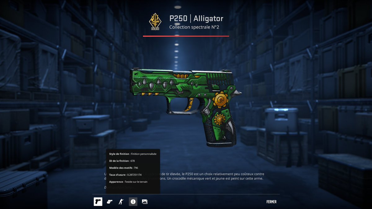 crypopotame's tweet image. 🎯 For Sale!   
📷P250 | See Ya Later FT float:  0.287
📷 Available in 7, DM me !  
📷#CS2 #CSGO #SkinSale #TradeUp