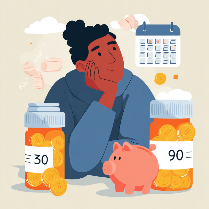 tryLowerMyRx's tweet photo. Are you really saving money with a 90-day prescription? The answer isn't always simple. Find out when they save you money in our latest cost analysis, reviewed by 𝗔𝗹𝗶 𝗛𝗮𝗻𝗶, 𝗣𝗵𝗮𝗿𝗺𝗗. https://t.co/WLU2tQcCjO
#PrescriptionSavings #HealthcareCosts #MoneyTips