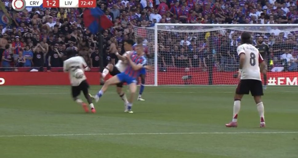 Not even a foul given…