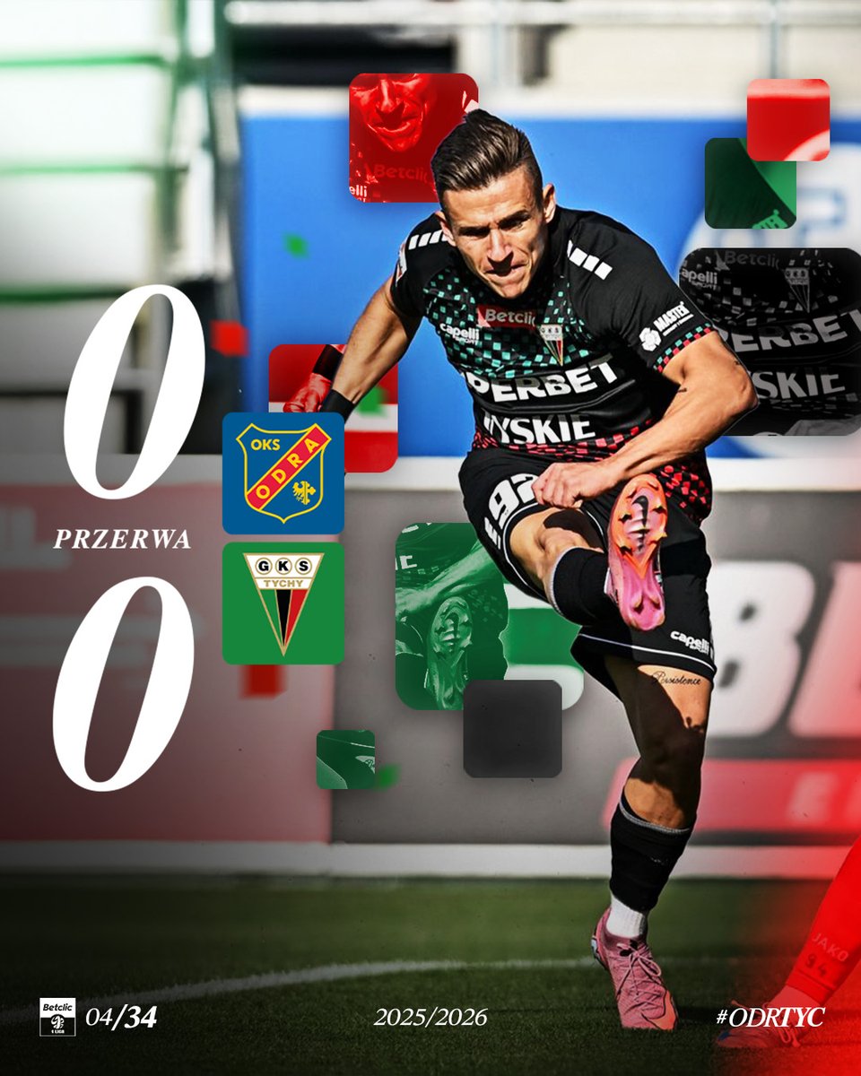 KP_GKSTychy's tweet photo. ⏸️| Bez goli do przerwy. ⚽️
---
#ODRTYC 0:0 ⚔️ https://t.co/j0Io2tB2Rw