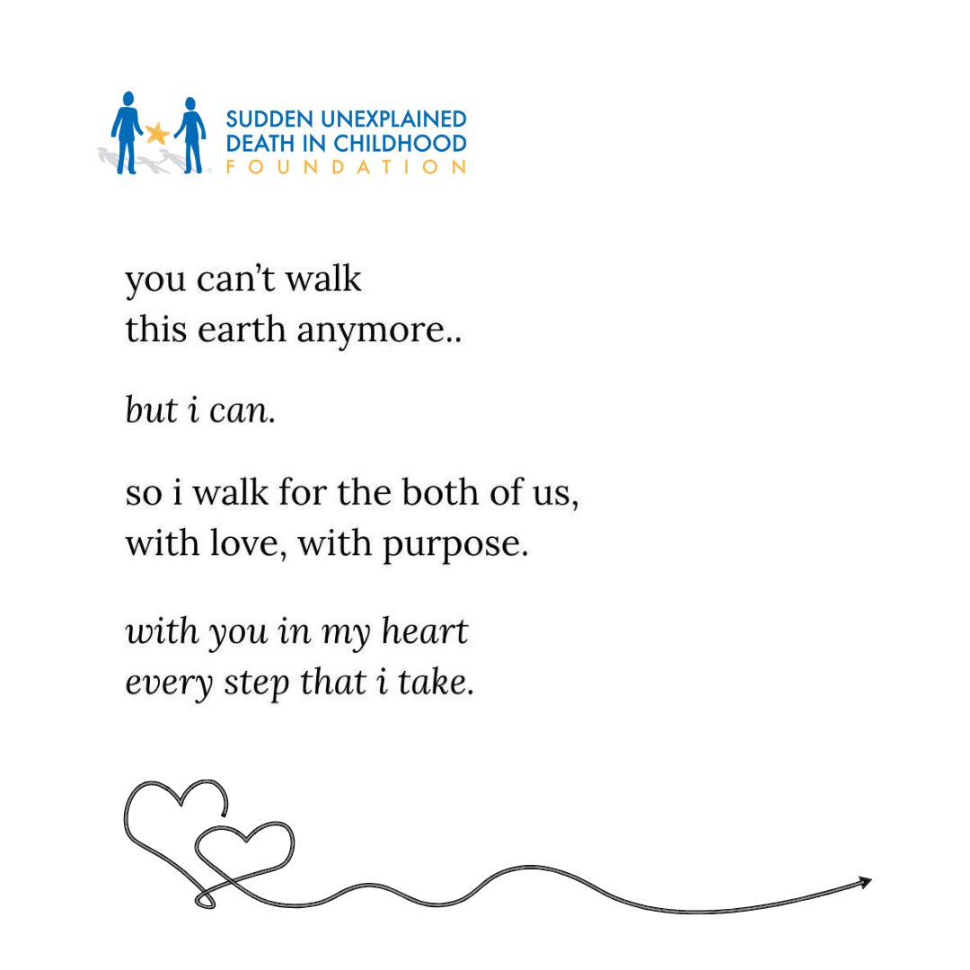 Walk with love and purpose... for them. 💙💛

#griefsupport #childloss #griefjourney #sudcawareness #sudcfoundation #suddenunexplaineddeathinchildhood