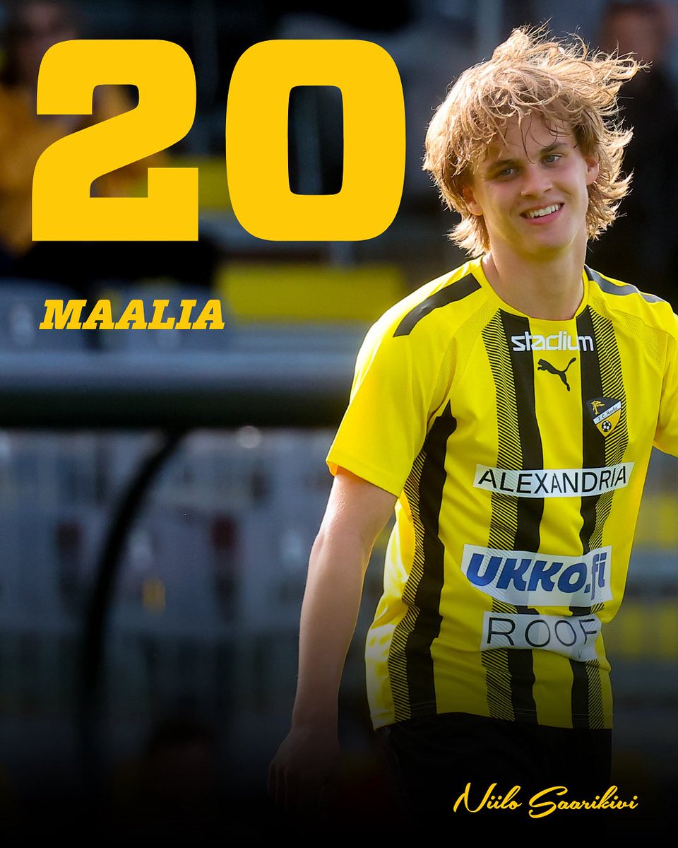 Tänään Jyväskylässä kaksi maalia laukonut Niilo Saarikivi on kauden aikana tehnyt jo 2️⃣0️⃣ maalia ja pitää edelleen Kakkosen maalitilaston kärkipaikkaa 🔥.

#MeOllaanHonka 

📸 Juhani Järvenpää