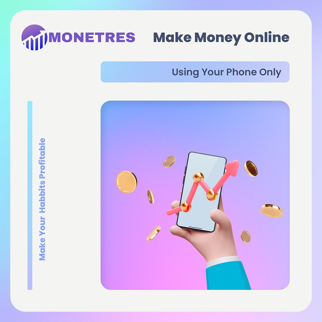 Want to make $200 today? I have already made $356.00 just by using my social media accounts and completing tasks as simple as playing games! Join Monetres through my link and get a $15 signup bonus - monetres.com/r/kware2012k