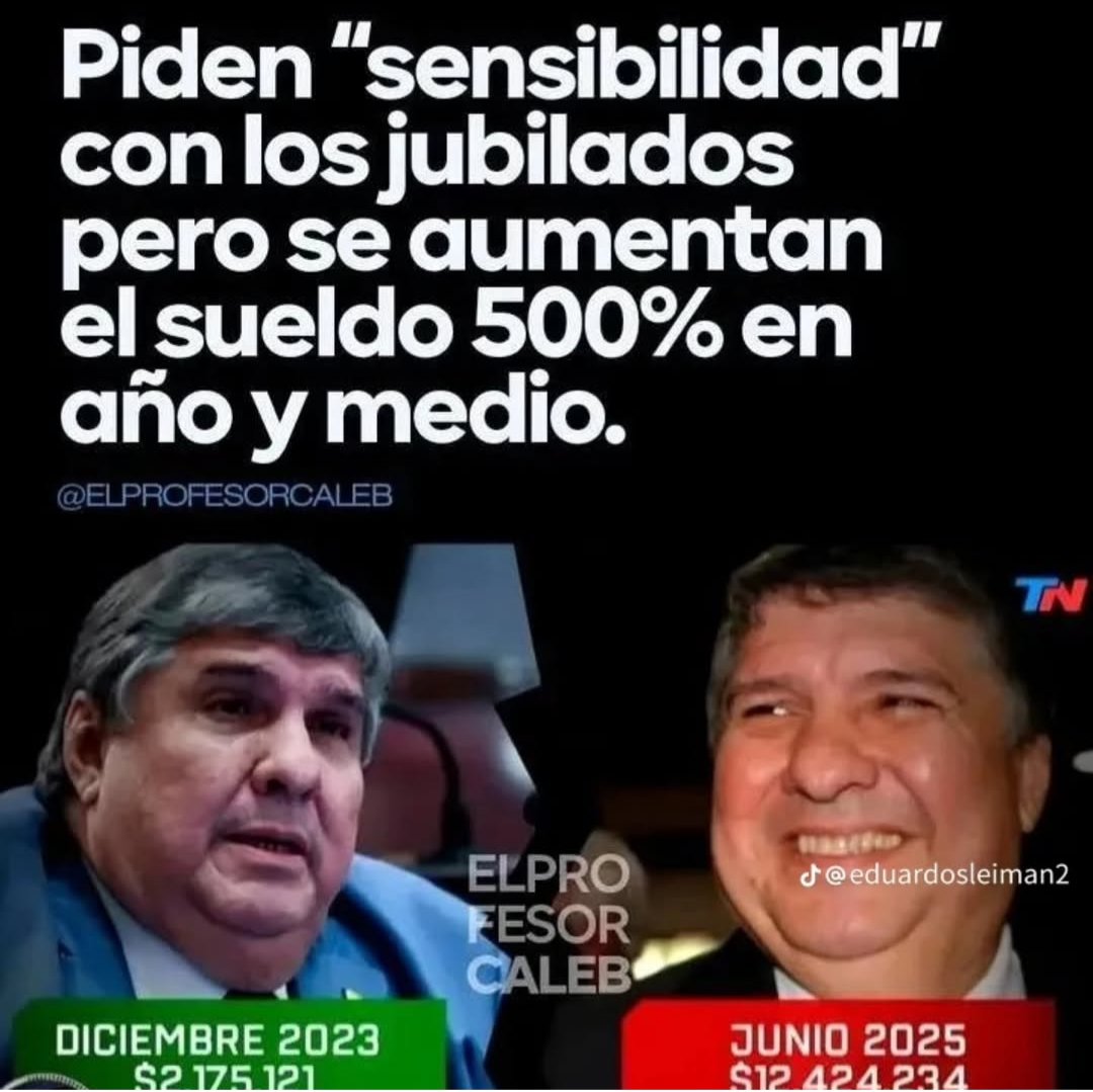 Esta es la "coherencia" y el oportunismo político de muchos de los senadores