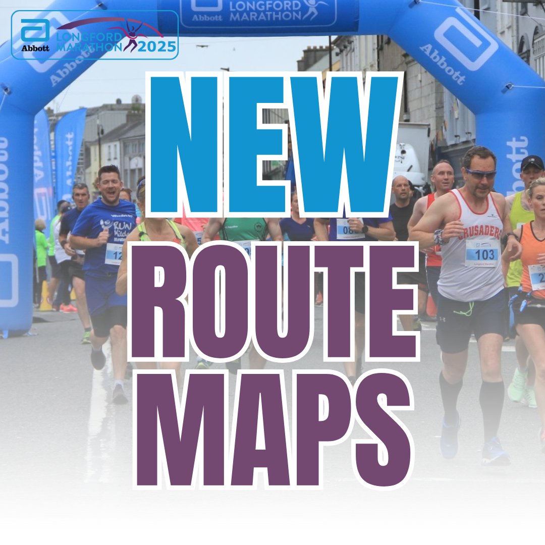 RunLongford's tweet image. Our new route maps are here! 

Maps can be viewed in detail at longfordmarathon.com/marathon/

Strava link for full marathon: strava.app.link/Q6tu5KFPIVb — Longford Marathon 2025
Strava link for half marathon: strava.app.link/T79GVaEPIVb — Longford Half 2025