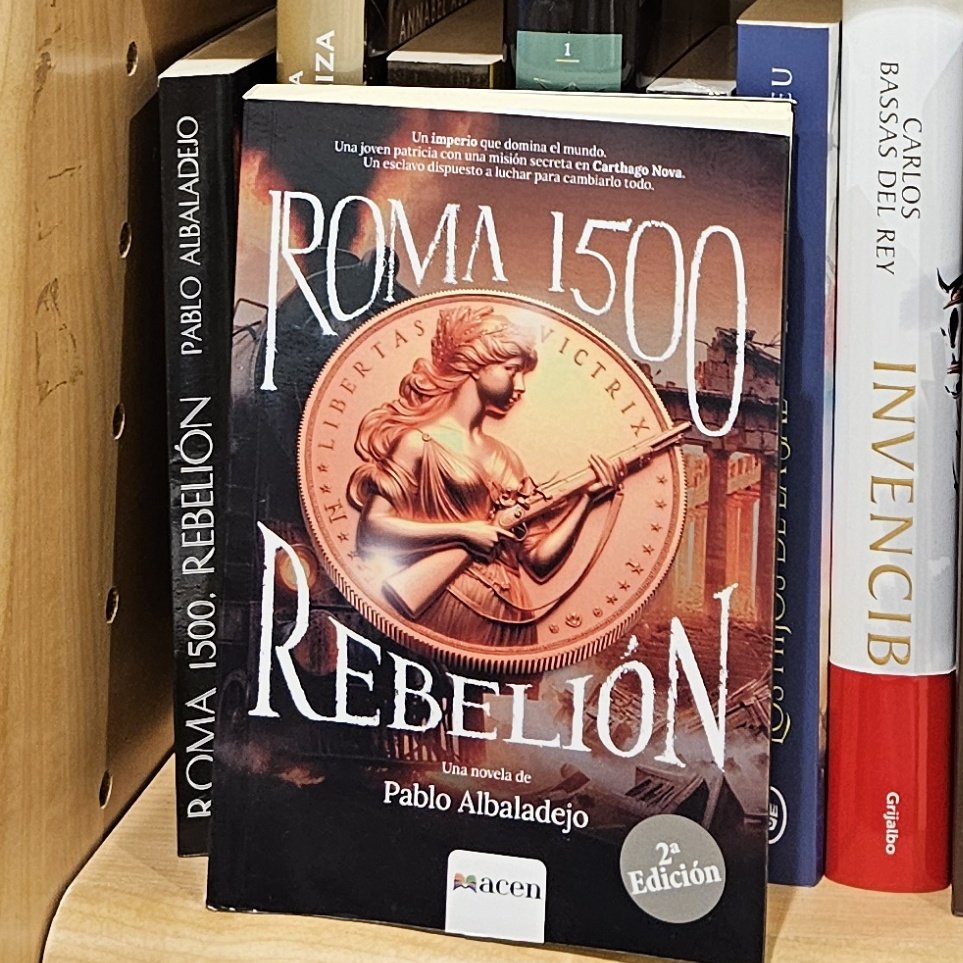 AlbaladejoPress's tweet photo. ¿No tienes lectura para este verano? ¿Te apetece una novela histórica diferente? Prueba con #ROMA1500, a la venta en formato físico en Diego Marín #Murcia y La Montaña Mágica y El Corte Inglés #Cartagena
Y en papel y versión electrónica en Amazon, FNAC, La Casa del Libro... https://t.co/Y5D02Lx8up