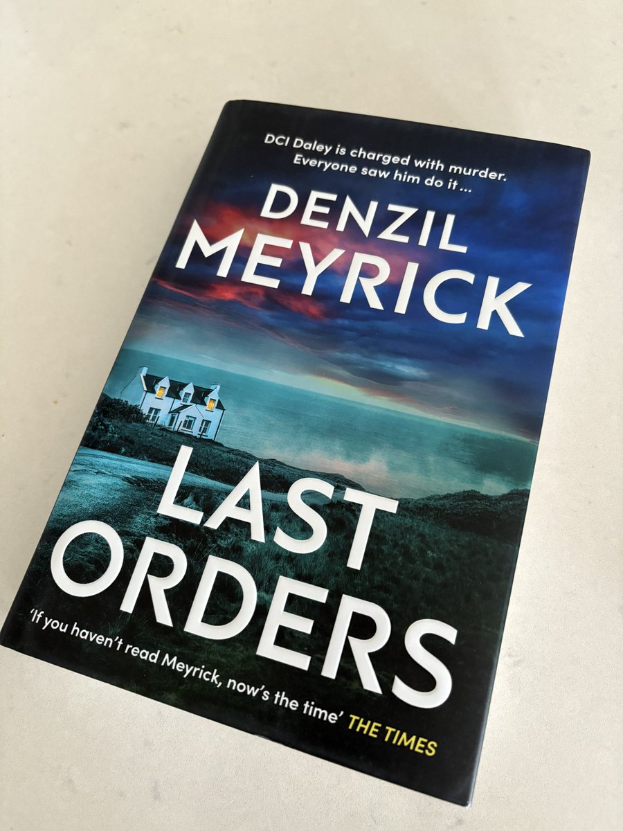 A bittersweet book delivery today. Very much been looking forward to diving into the late, great Denzil Meyrick’s Last Orders. 

A very sad loss.