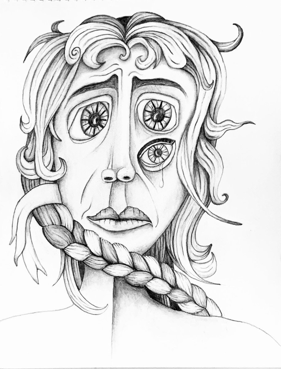 The Misbegotten 
Bruce N. ©️2025
Pencil on paper 
❤️☘️🐥❤️✨❤️🦢❤️🦢❤️
#Art 🎨 #Expression ✍🏻❤️