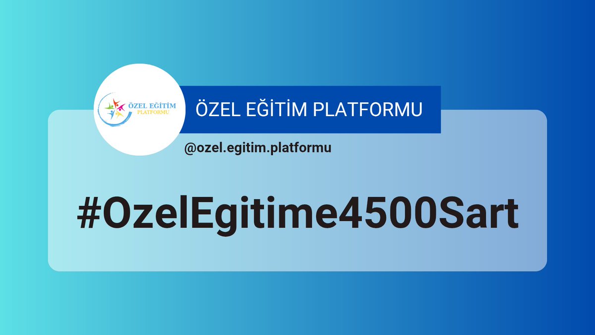 ozelegitimguru's tweet photo. Özel eğitim sabır ve uzmanlık ister. Bugün ise birçok sınıf alan dışı ve ücretli öğretmenlerle yürütülüyor. 4500 atama talebimiz, özel gereksinimli çocuklara eşit eğitim fırsatı içindir.
#OzelEgitime4500Sart https://t.co/RA58JIfc7W