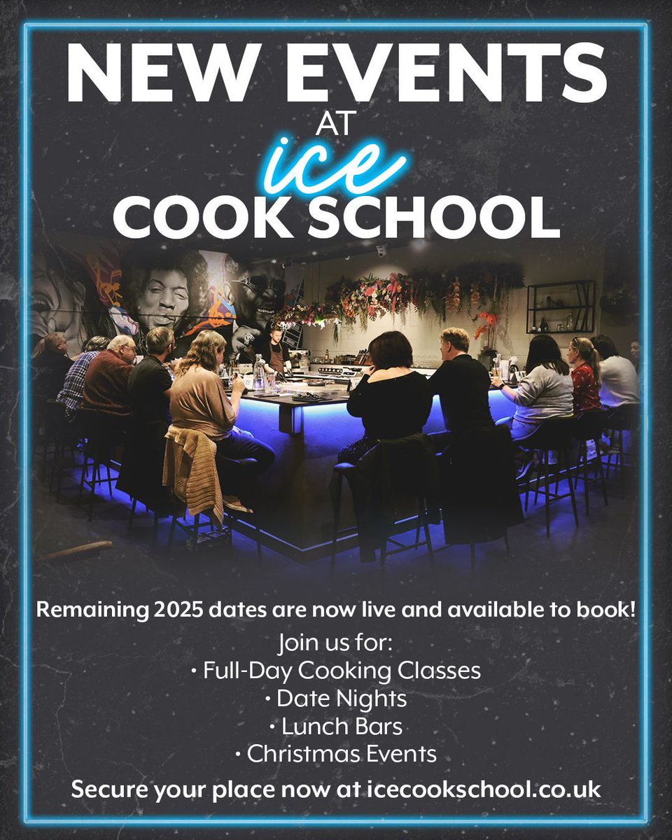 ICEsuffolk's tweet image. Our remaining 2025 dates are now live and available to book at icecookschool.co.uk!

Browse dates and book your spot now, spaces won’t last long!

#cookingschool #cookeryschool #cookingclasses #foodies #suffolk #burystedmunds