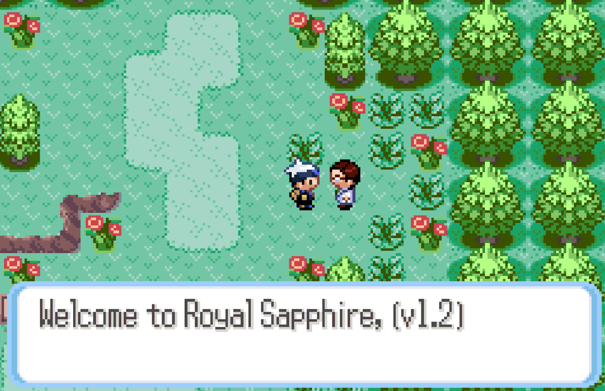 Royal Sapphire Version 1.2 is out in the Patch Drive  DOWNLOAD 1.2 PATCH HERE 
drive.google.com/drive/u/1/fold… If you wanna keep your save file, just make sure your .gba file and .sav files have the same name. if they do, it will connect both!