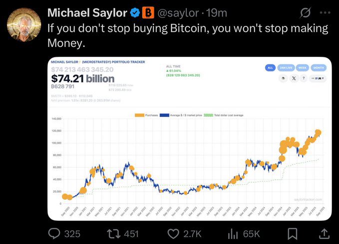 🚨 BREAKING 🚨

MICHAEL SAYLOR ABOUT TO BUY
BILLIONS WORTH OF BITCOIN.