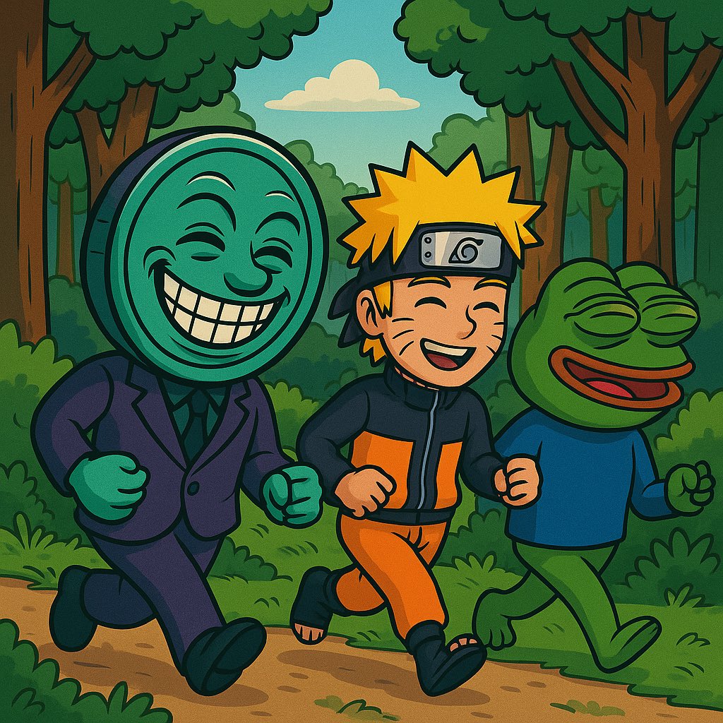 SOLINOonSOLANA's tweet photo. When the market’s green and the vibes are greener 🌳💹 Running straight into generational wealth.
#SolinoVerse #NarutoVibes #PepeCoin #CryptoSquad #MemeRun #BullMarketEnergy #BlockchainBros https://t.co/FXCgqsKk5V