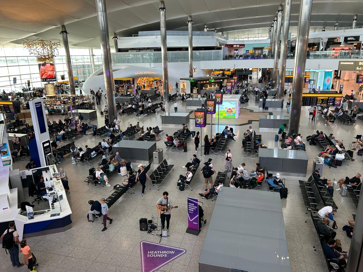 BuskInLondon (@buskinlondon) on Twitter photo #HeathrowSounds : Spotlight
What a summer at <a href="/HeathrowAirport/">Heathrow Airport</a> !
<a href="/_jadethornton/">jade thornton🦋</a> & @giodara_ lit up the terminals! Departures turned into a mini-festival!
Thank you <a href="/HeathrowAirport/">Heathrow Airport</a> for backing live music! 🎶🙌
<a href="/HeathrowNews/">HeathrowNews</a> #HeathrowSounds : Spotlight
What a summer at <a href="/HeathrowAirport/">Heathrow Airport</a> !
<a href="/_jadethornton/">jade thornton🦋</a> & @giodara_ lit up the terminals! Departures turned into a mini-festival!
Thank you <a href="/HeathrowAirport/">Heathrow Airport</a> for backing live music! 🎶🙌
<a href="/HeathrowNews/">HeathrowNews</a>