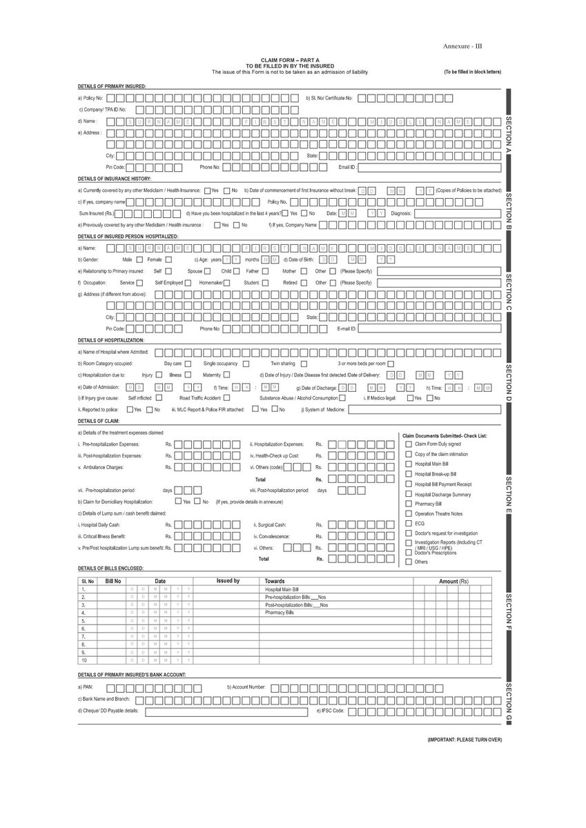sheth_pravin's tweet image. @FinMinIndia,
#insurancesamadhan,
We paid to insurance  company,
 We can send original  hospital bills with all the supporting documents,
WHY TPA INSIST US  TO GIVE BILL BIFURCATION and difficult to file all figures in their form by older age 80+ 
20% cut on TPA  POLICY MATTER ?