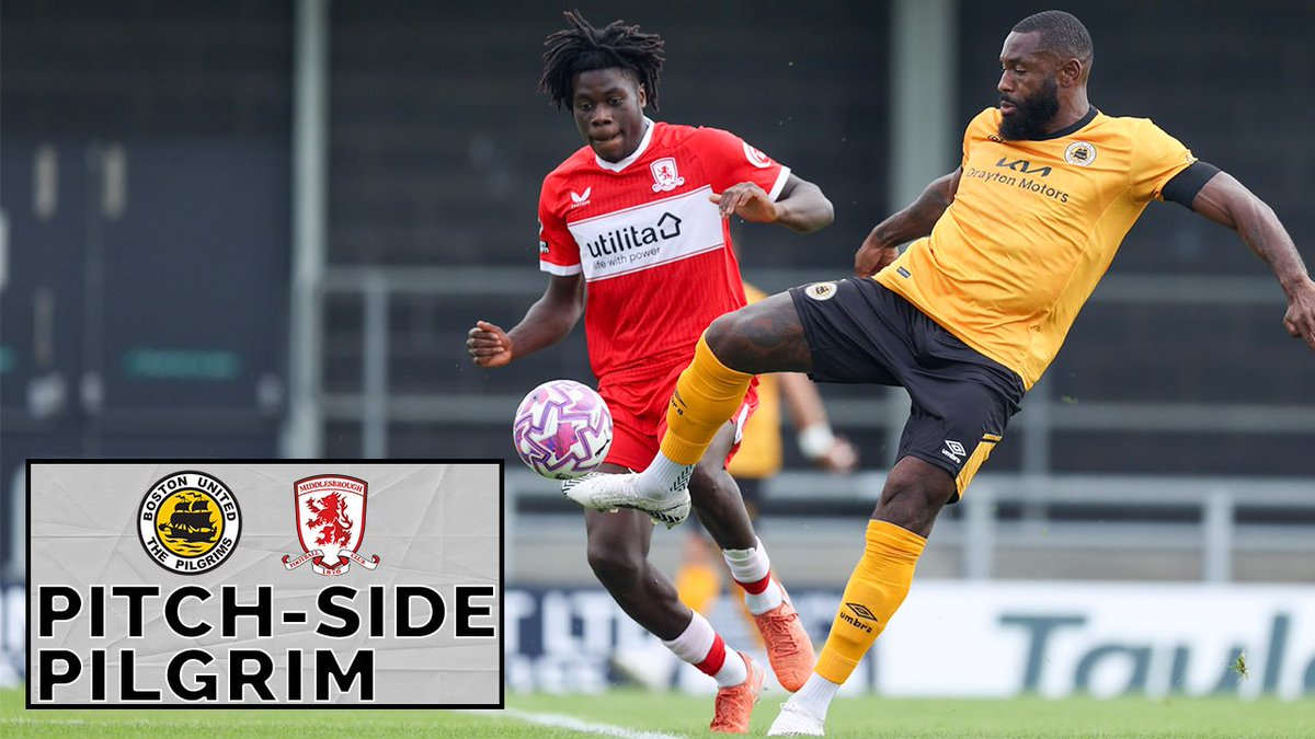 Pitch-Side Pilgrim - Boston United Vs. Middlesbrough u21:
youtu.be/M8kulmacPG8?si…
