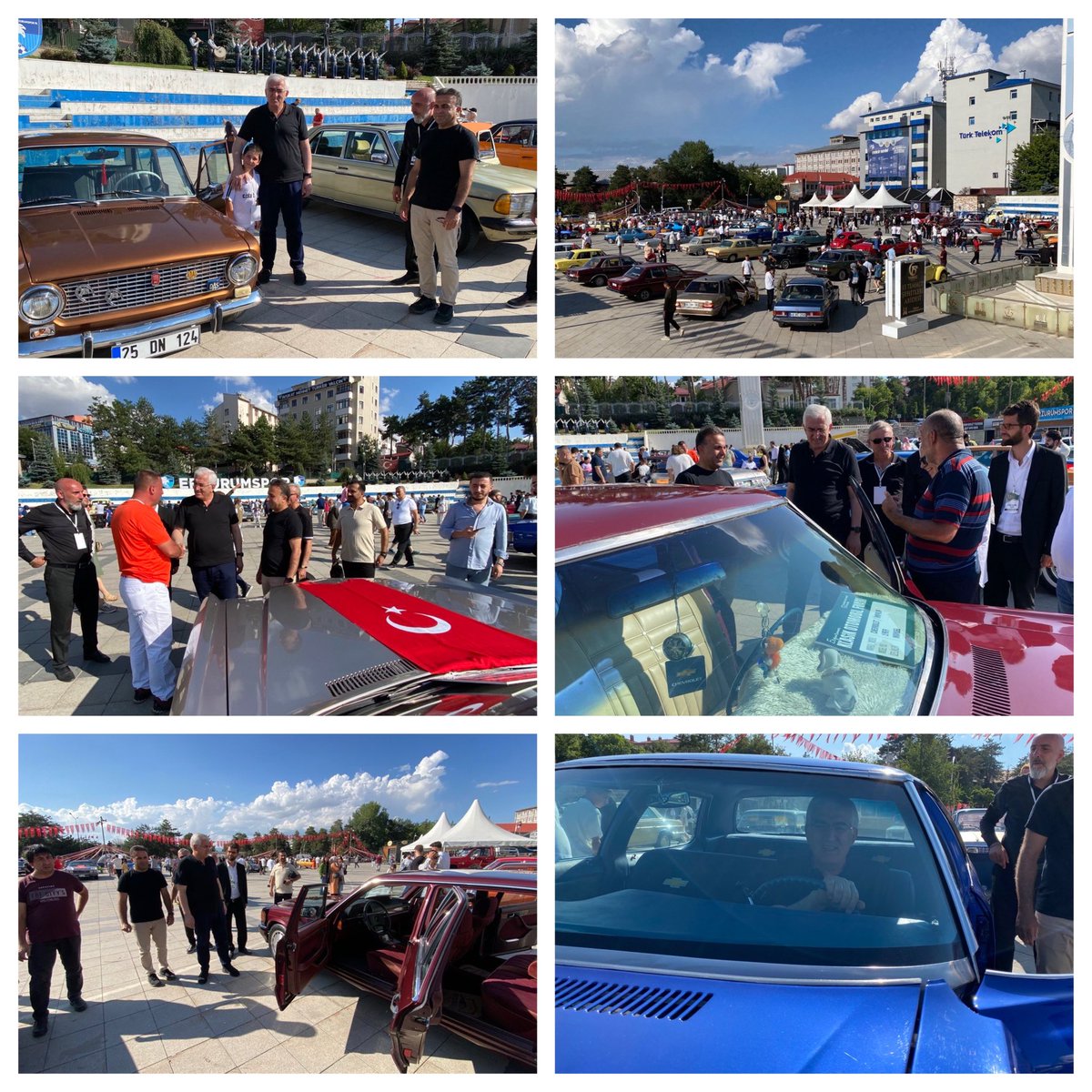 📍 Erzurum

Erzurum İl Kültür ve Turizm Müdürümüz Sayın Ahmet Yer ile birlikte, zamanın izlerini taşıyan birbirinden değerli araçların yer aldığı Erzurum Klasik Otomobil Fuarı’na katılım sağladık.

Zamanın izlerini taşıyan klasik otomobillerin sergilendiği bu güzel organizasyonda