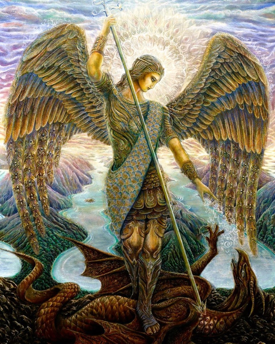 "Archangel Michael" 
By Daniel Mirante.🖌️🌹